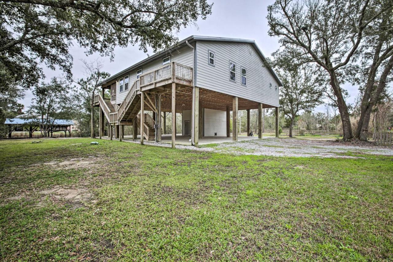 Waterfront Bay St Louis Beach House With Deck! Bay St. Louis Exterior foto
